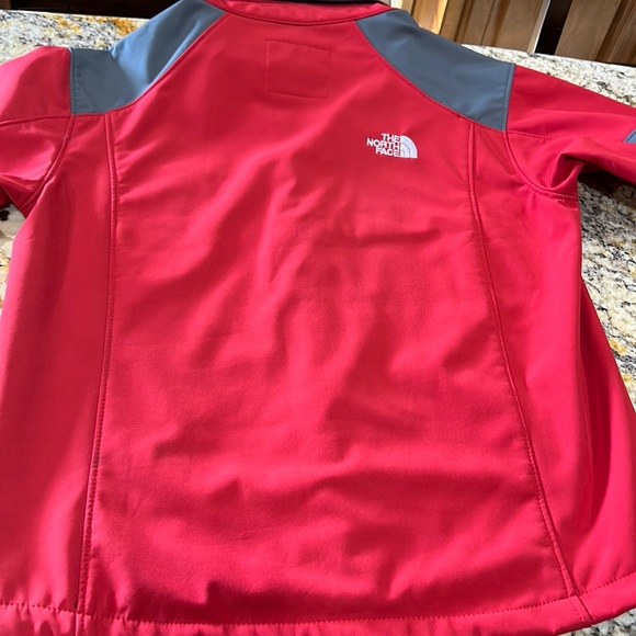 The North Face summit series Jacket red & Gray Softshell Lined Hood/ready XL - Picture 14 of 16
